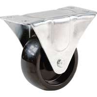 Shepherd Hardware 9396 Rigid Caster, 2 in Dia x 3/4 in W Wheel, 125 lb Weight Capacity, Polypropylene Wheel