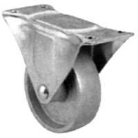 ProSource Heavy Duty Rigid Caster, 3 In Dia, 250 Lb, Steel