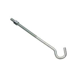 National Hardware 2162BC Series N221-705 Hook Bolt, 3/8 in Thread, Steel, Zinc