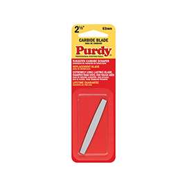 Purdy 900235 Scraper Blade, 2-1/2 in W Blade, Tungsten Carbide Blade