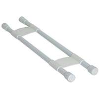 CAMCO 44073 Refrigerator Bar, Plastic, White, 6