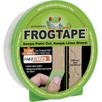 FrogTape 1408436 Multi-Surface Painting Tape, 60 yd L, 1.41 in W, 5.7 mil Thick, Green