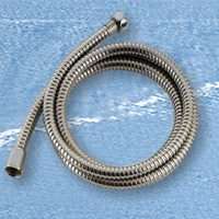 Boston Harbor Shower Hose, 72 In, Stainless Steel