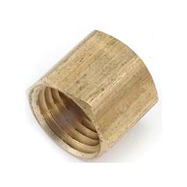 Anderson Metals 756108-02 Pipe Cap, 1/8 in FIP