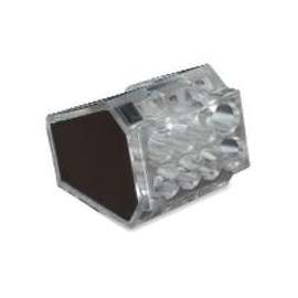 GB PushGard 19-PC8 Wire Connector, 600 V, 22 to 12 AWG, Black/Clear