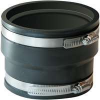 Fernco P1070-33 Pipe Coupling, 3 in, 4 in L, Black
