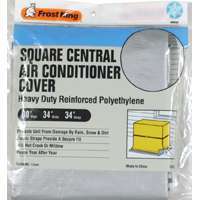 Frost King CC32XH Air Conditioner Cover, 34 in L, 9 mil, Polyethylene, Silver