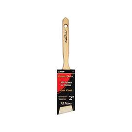 Linzer WC 2140-2 Paint Brush, 2-3/4 in L Bristle, Sash Handle, Brass Ferrule