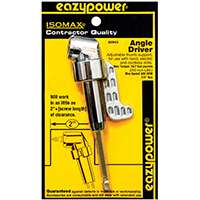 Eazypower 80943 Angle Driver, 1/4 in Hex Shank, Steel