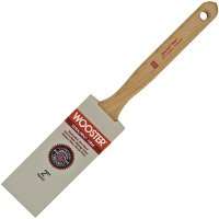 WOOSTER 4175-2 Paint Brush, 2-11/16 in L Bristle, Flat Sash Handle, Stainless Steel Ferrule