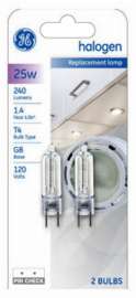 GE 25W QTZ Halo Lamp