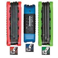 Eklind 25024 Fold-Up, Small Hex Key Combo Set, Steel, Black, 24-Piece