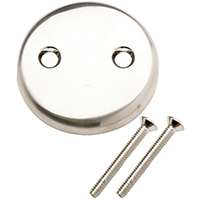 Plumb Pak PP826-11BN Overflow Tub Face Plate, Brushed Nickel, For Bath Drains
