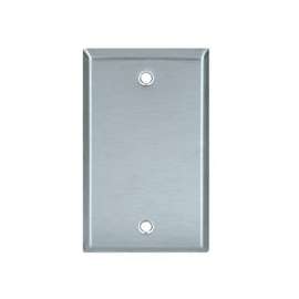 Eaton Cooper Wiring 93151-BOX Wallplate, 1-Gang, Stainless Steel