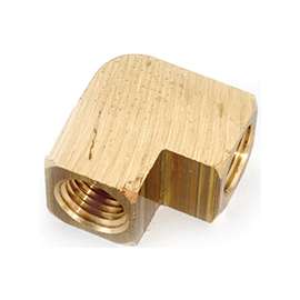 Anderson Metals 756100-02 Brass Elbow, 1/8 in, FIP