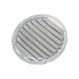 Canplas 61RAA40D Mini Round Louvers Mill Vent, 0.2 sq-in Net Free Area, 4.592 in W x 0.771 in D, Plastic
