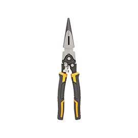DeWALT DWHT70277 Nose Plier, Vanadium Steel Jaw, Black/Yellow Handle