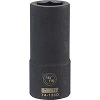 DeWALT DWMT74138OSP Impact Socket, 3/4 in Drive, 15/16 in Socket, 6-Point, Black Oxide
