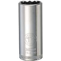 DeWALT DWMT74509OSP Drive Socket, Metric Measuring, 3/8 in Drive, 12-Point, 17 mm Socket, Vanadium Steel