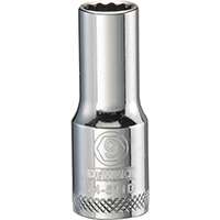 DeWALT DWMT74511OSP Drive Socket, 3/8 in Drive, 12-Point, 9 mm Socket, Vanadium Steel