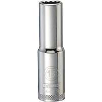 DeWALT DWMT74542OSP Drive Socket, Metric Measuring, 1/2 in Drive, 12-Point, 13 mm Socket, Vanadium Steel