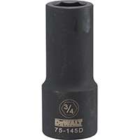 DeWALT DWMT75145OSP Impact Socket, 3/4 in Drive, 3/4 in Socket, 6-Point, Black Oxide