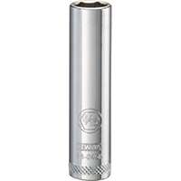 DeWALT DWMT86045OSP Drive Socket, SAE Measuring, 1/4 in Drive, 6-Point, 5/16 in Socket, Vanadium Steel