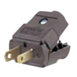 Leviton 035-00101-2BP Polarized Electrical Plug, 125 V, 15 A, Thermoplastic