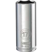 DeWALT DWMT86328OSP Drive Socket, Metric Measuring, 3/8 in Drive, 6-Point, 17 mm Socket, Vanadium Steel