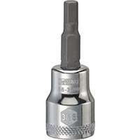 DeWALT DWMT86389OSP Fractional Hex Bit Socket, 3/16 in Tip, 3/8 in Drive, Polished Chrome Vanadium, 1-31/32 in OAL
