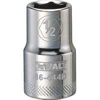 DeWALT DWMT86444OSP Drive Socket, 1/2 in Drive, 6-Point, 1/2 in Socket, Steel