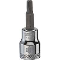 DeWALT DWMT87406OSP Torx Bit Socket, T27 Tip, 3/8 in Drive, Polished Chrome Vanadium, 1-31/32 in OAL