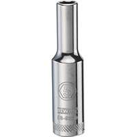 DeWALT DWMT88936OSP Deep Metric Drive Socket, 1/4 in Drive, 6-Point, 5 mm Socket, Steel