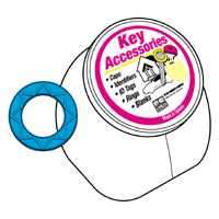 HY-KO KT130 Multi-Colored, Pushbutton Key Identifier