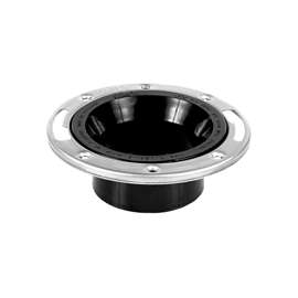 Oatey 43498 Closet Flange, 4 in, ABS, Black