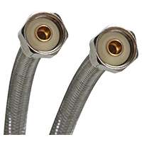 Fluidmaster B4FV16 Water Supply Connector, 1/2 in FIP, 1000 psi, Vinyl