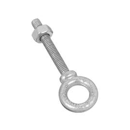 National Hardware N245-126 Eye Bolt, 3/8-16 Thread, 2-3/8 in L Thread, 3/4 in ID x 1-3/8 in OD Dia Eye