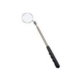 Extra Long Magnifying Inspection Mirrors, 2 1/4 in Dia., 12 in-4.3 ft L