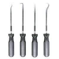 4 PIECE HOOK & PICK SETW/ SCREWDRIVER TYPE HAND