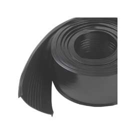 M-D 08462 Replacement Garage Door Bottom, 18 ft L, 2-5/8 in W, Vinyl, Black