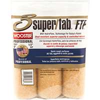 WOOSTER RR927-9 Paint Roller Cover, 1/2 in Thick Nap, Fabric Cover, Lager