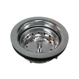 Worldwide Sourcing Sink Basket Strainer Assembly, Brass