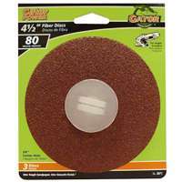 Gator 3071 Fiber Disc, 80-Grit, Medium Grade, Aluminum Oxide, 4-1/2 in Dia