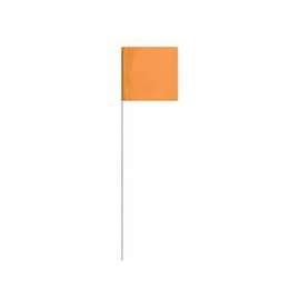 Stake Flags, 4 in x 5 in, 36 in Height, Yellow