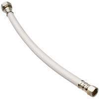 Plumb Pak EZ Series PP23863 Sink Supply Tube, 3/8 in Compression Inlet, 1/2 in FIP Outlet, 36 in L