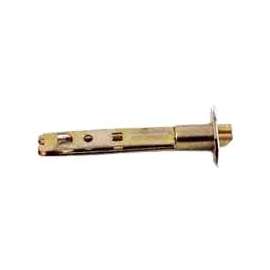 Kwikset 3014 Drive-In, Square Corner Deadbolt Latch, Steel, Polished Brass