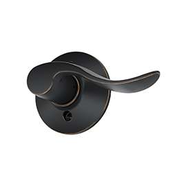 Schlage Accent F170ACC716RH Dummy Lever, Zinc, Aged Bronze