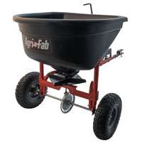 Agri-Fab 45-0527 Broadcast Spreader, 110 lb Hopper, 17,500 sq-ft Coverage Area, Poly Hopper