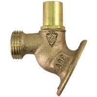 Arrowhead Brass 255LSLF Keyless Lockshield, Lead-Free Sillcock Valve, 1/2 x 3/4 in FIP x Male Hose