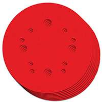 Diablo DCD050VFNH07G Random Orbit Sanding Disc, 80, 150, 220-Grit, Ceramic, 5 in Dia, For Orbital and DA Sanders